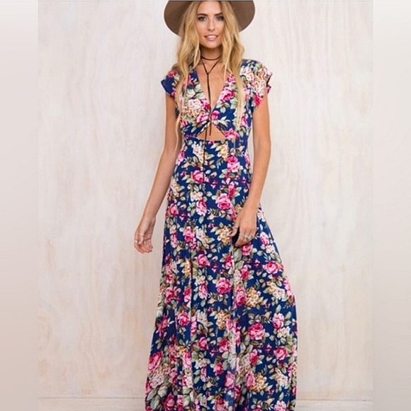 Mink Pink Born to be Wild Maxi dress size M - Picture 2 of 8